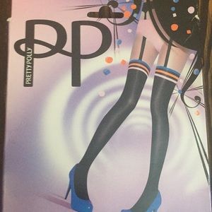 Pretty Polly Coloured Suspender & knicker tights